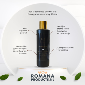 Bali Cosmetics Shower Gel Eucalyptus-rosemary 250ml